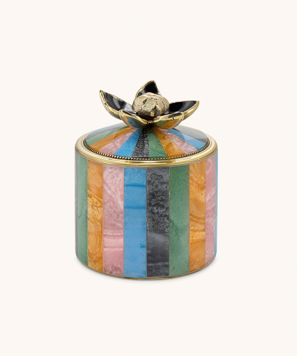 Boîte à bijoux “Fleur de Cirque” – Schmuckdose Groß (11,5 × 9 × 9 cm)