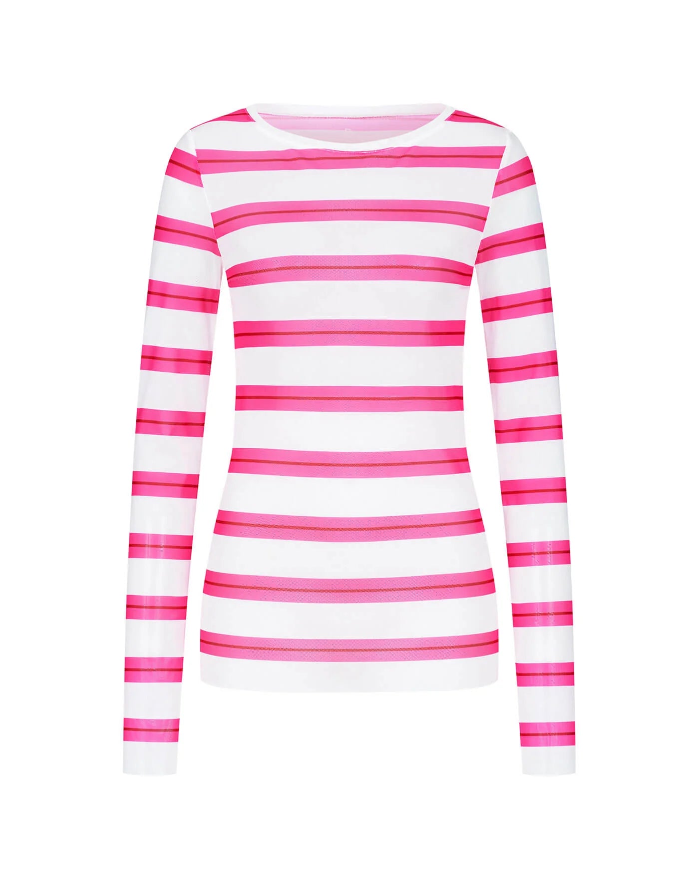 Mesh-Longsleeve PAOL – PINK -ROT