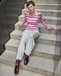 Mesh-Longsleeve PAOL – PINK -ROT