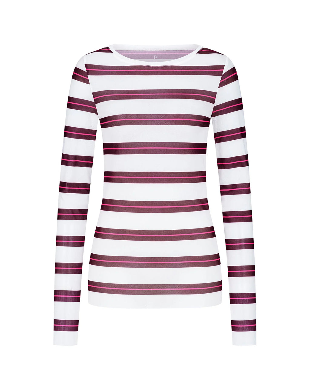 Mesh-Longsleeve PAOLA – BORDEAUX-PINK