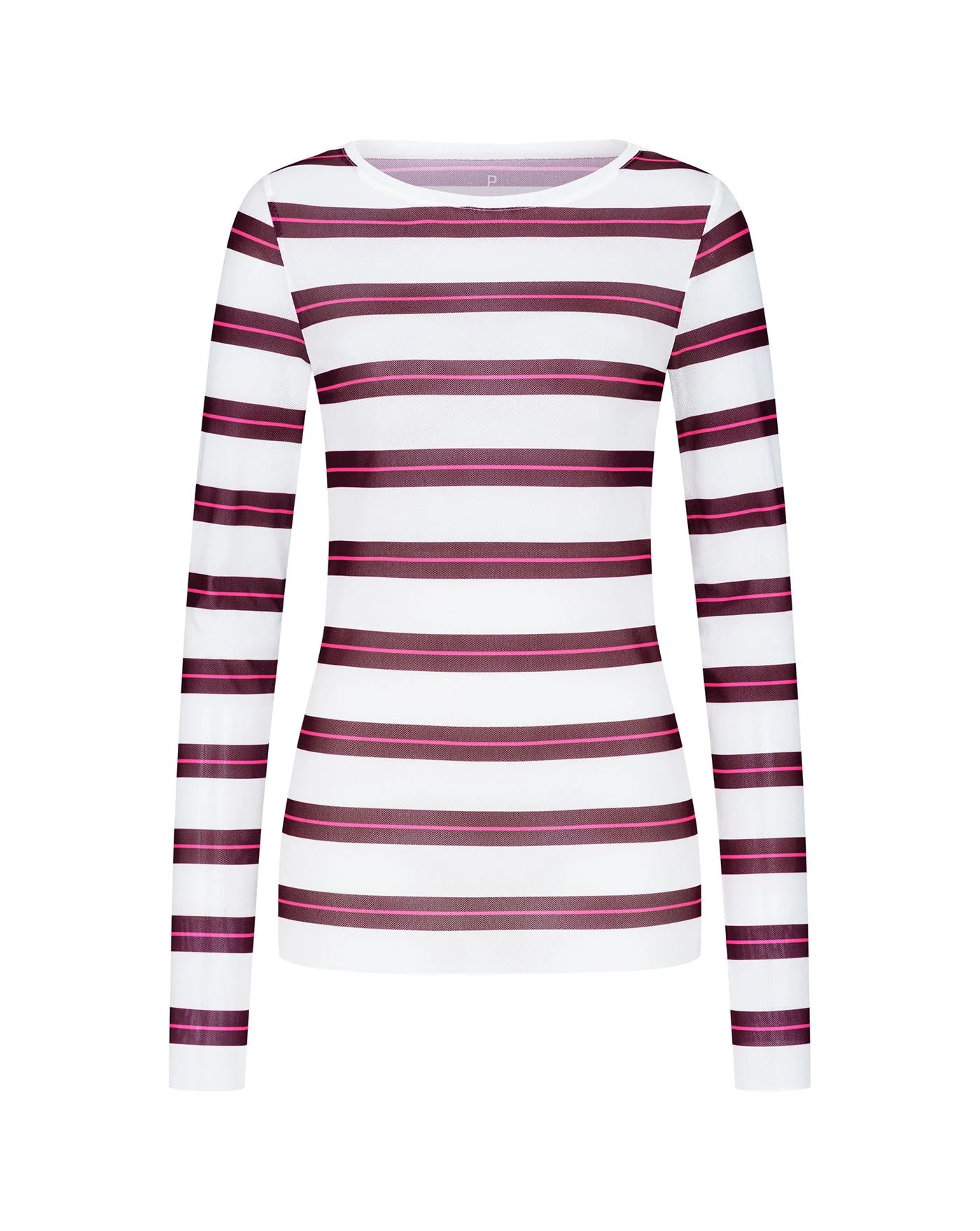 Mesh-Longsleeve PAOLA – BORDEAUX-PINK