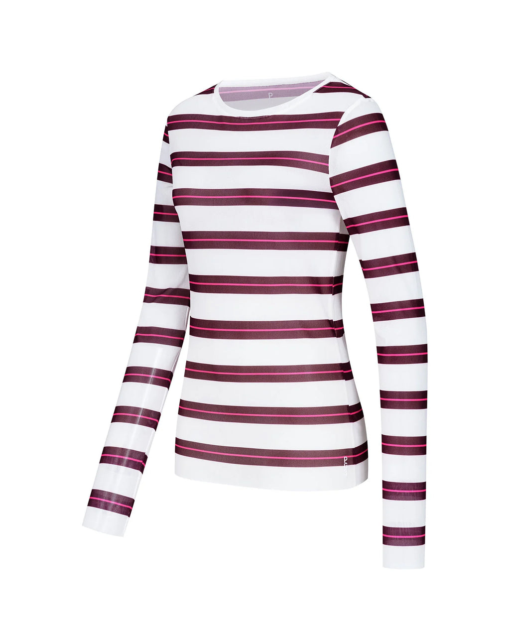 Mesh-Longsleeve PAOLA – BORDEAUX-PINK