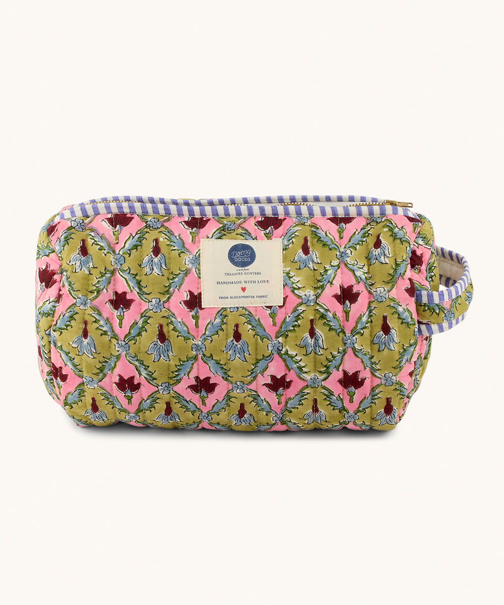 Lucie – Make-up-Tasche Groß aus Baumwolle