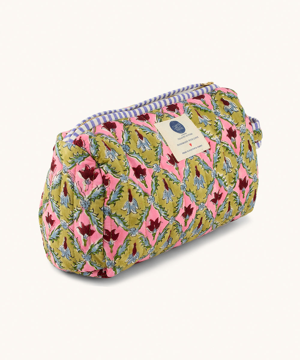 Lucie – Make-up-Tasche Groß aus Baumwolle