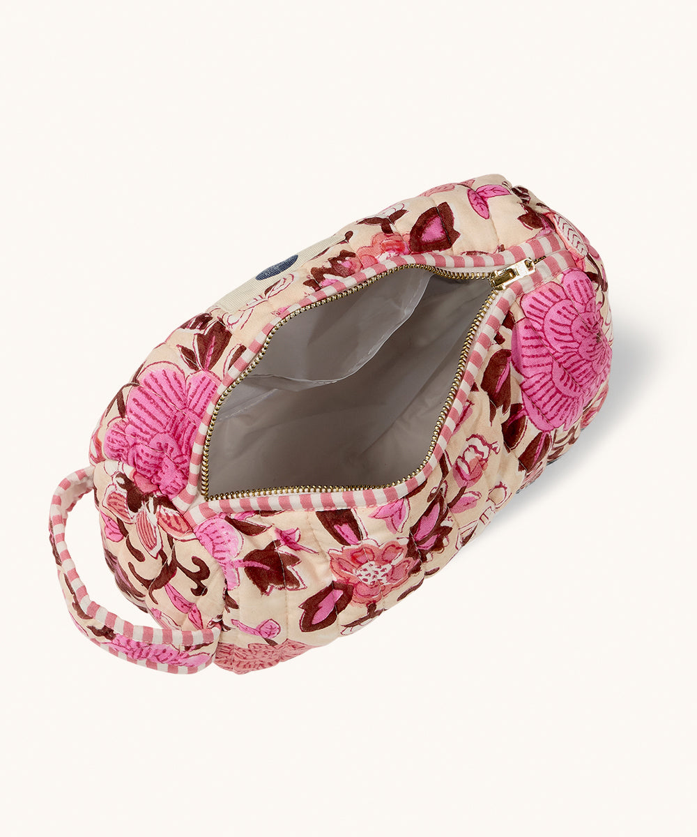 Lucie – Make-up-Tasche Medium aus Baumwolle