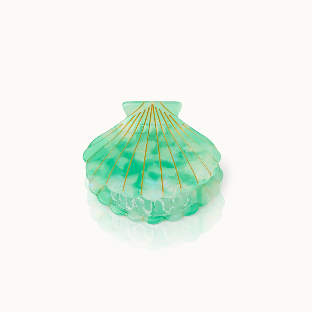 Haarklammer „Muschel“ – Ocean Mint