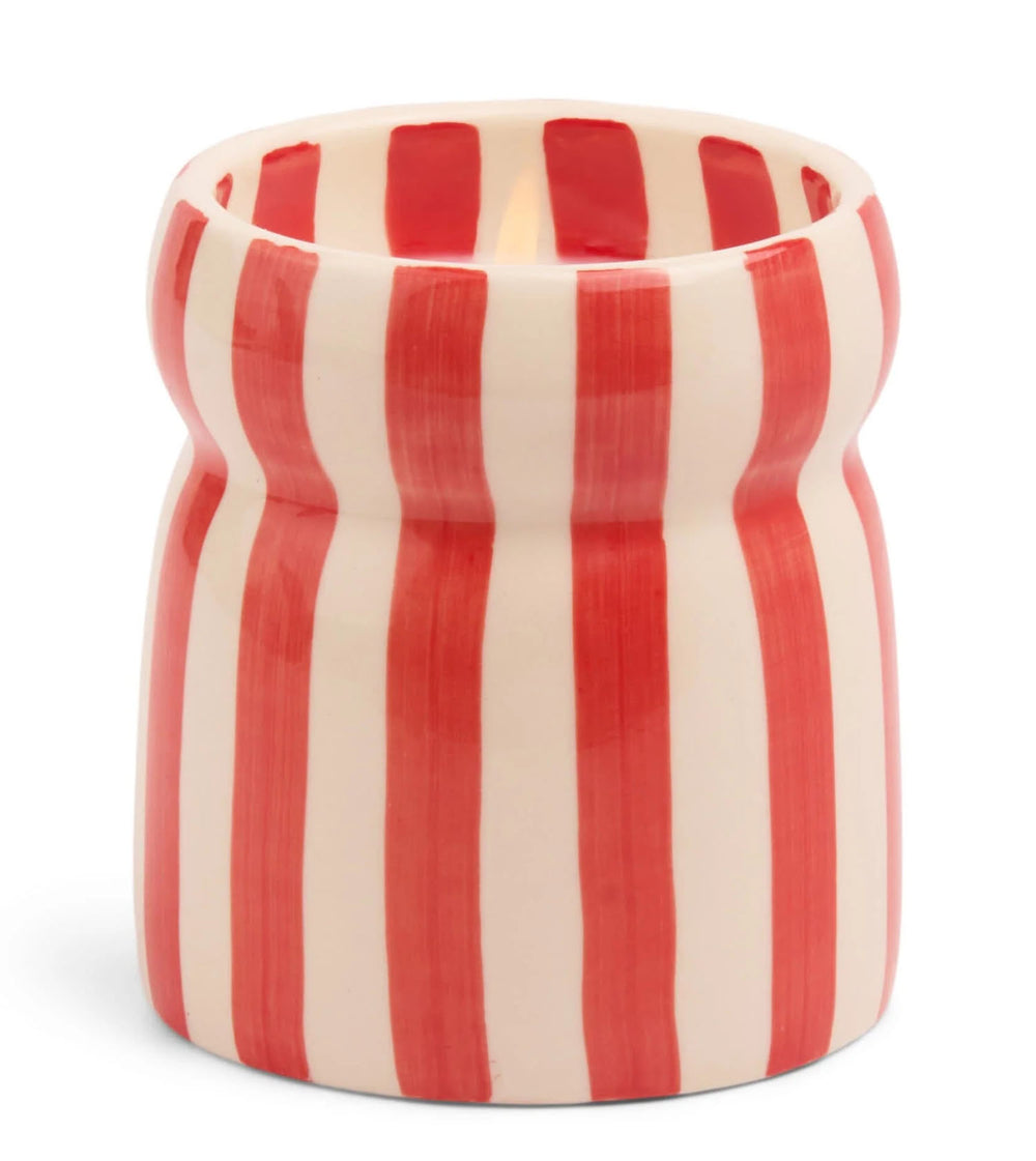 Hibiscus Bay“ Duftkerze in handbemalter Keramik – Cabana  – LOVE IT ♡ –