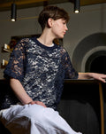 PG3 Spitzen Shirt Giselle – Leichtigkeit trifft klare Form NAVY
