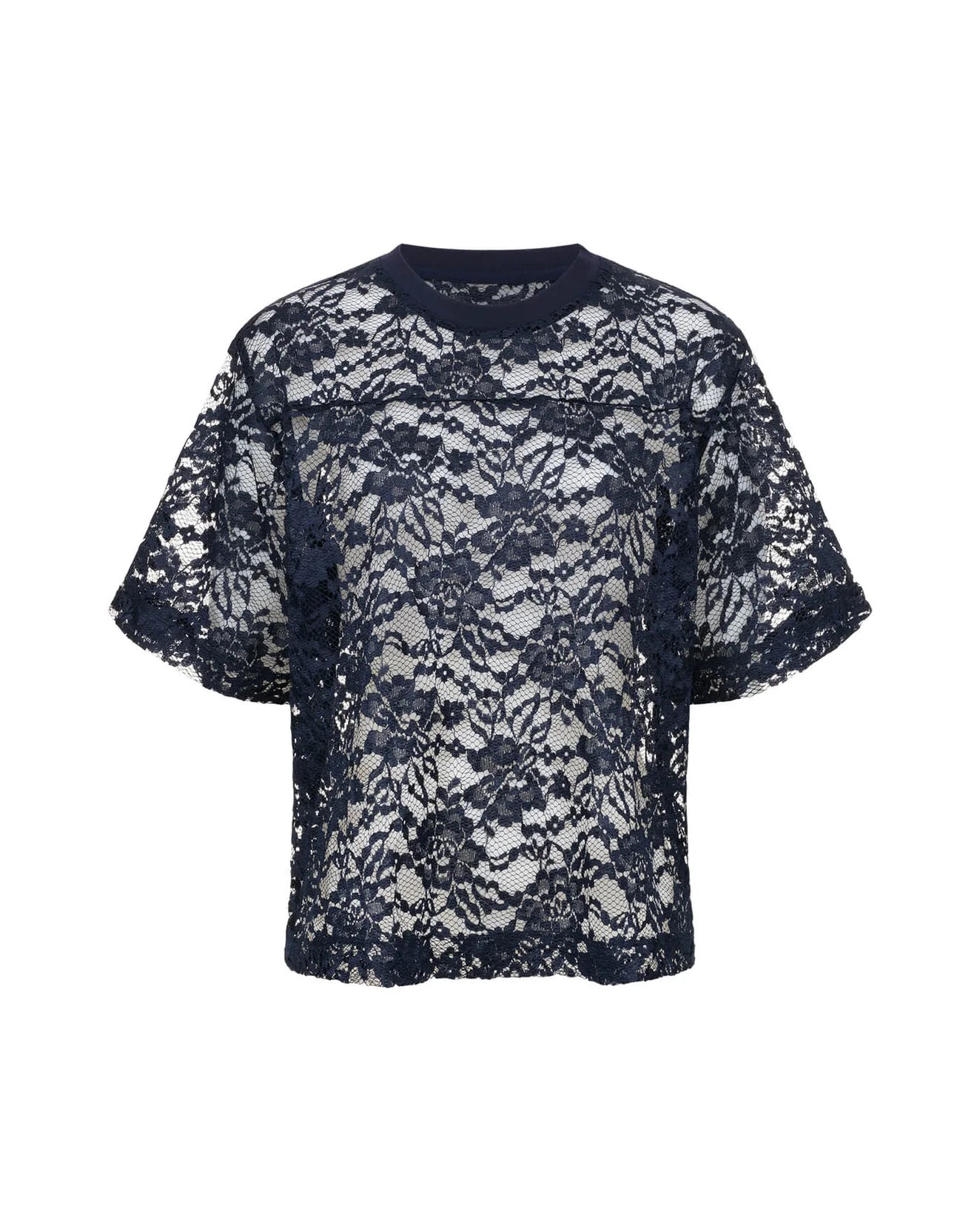 PG3 Spitzen Shirt Giselle – Leichtigkeit trifft klare Form NAVY