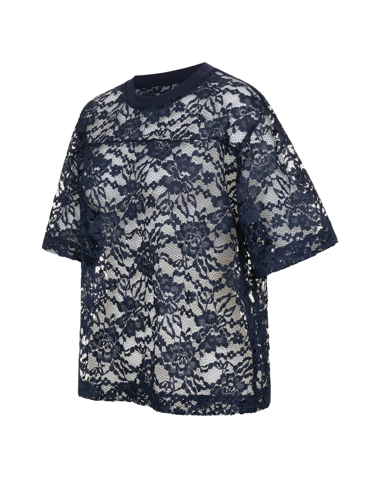 PG3 Spitzen Shirt Giselle – Leichtigkeit trifft klare Form NAVY