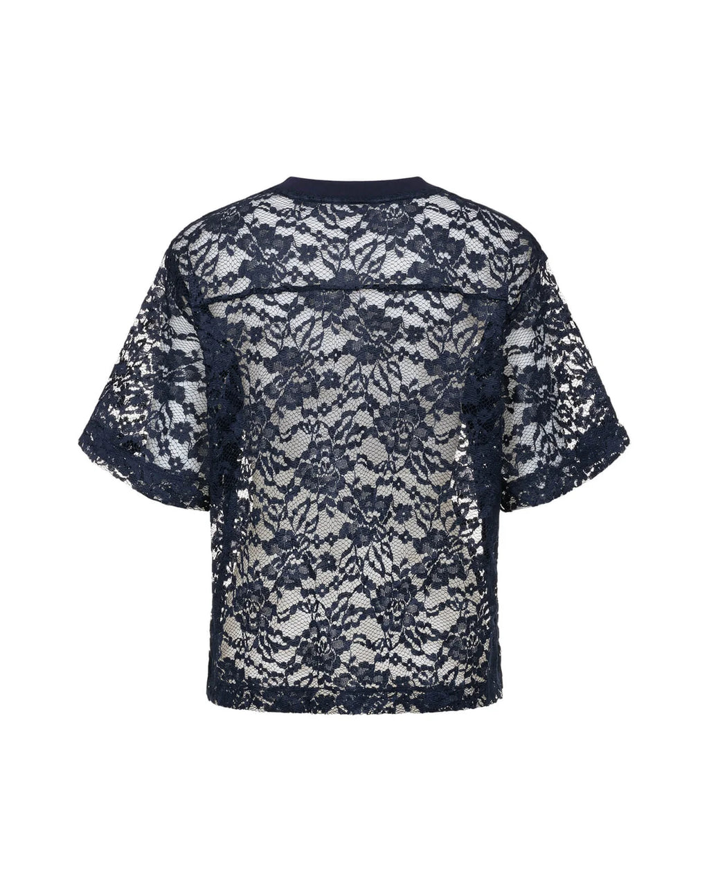 PG3 Spitzen Shirt Giselle – Leichtigkeit trifft klare Form NAVY
