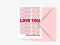 Postkarte /Love you