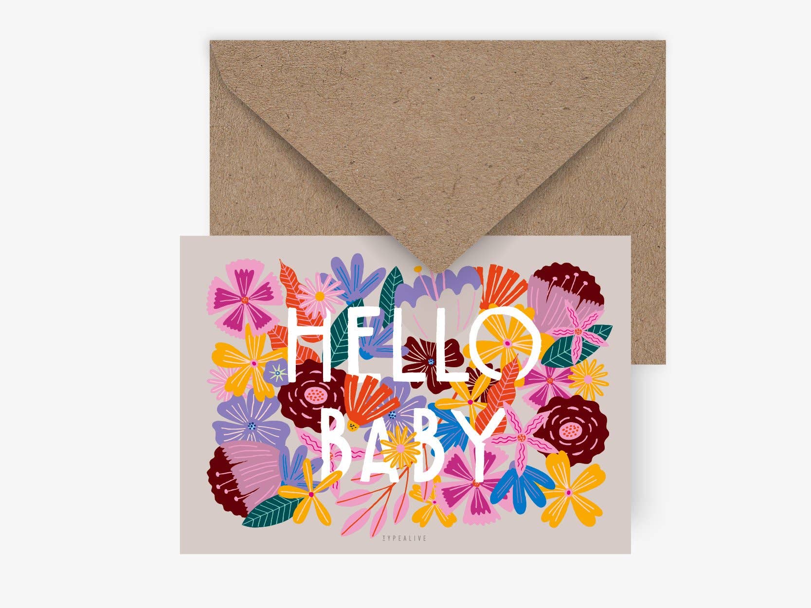 Postkarte / Hello Baby