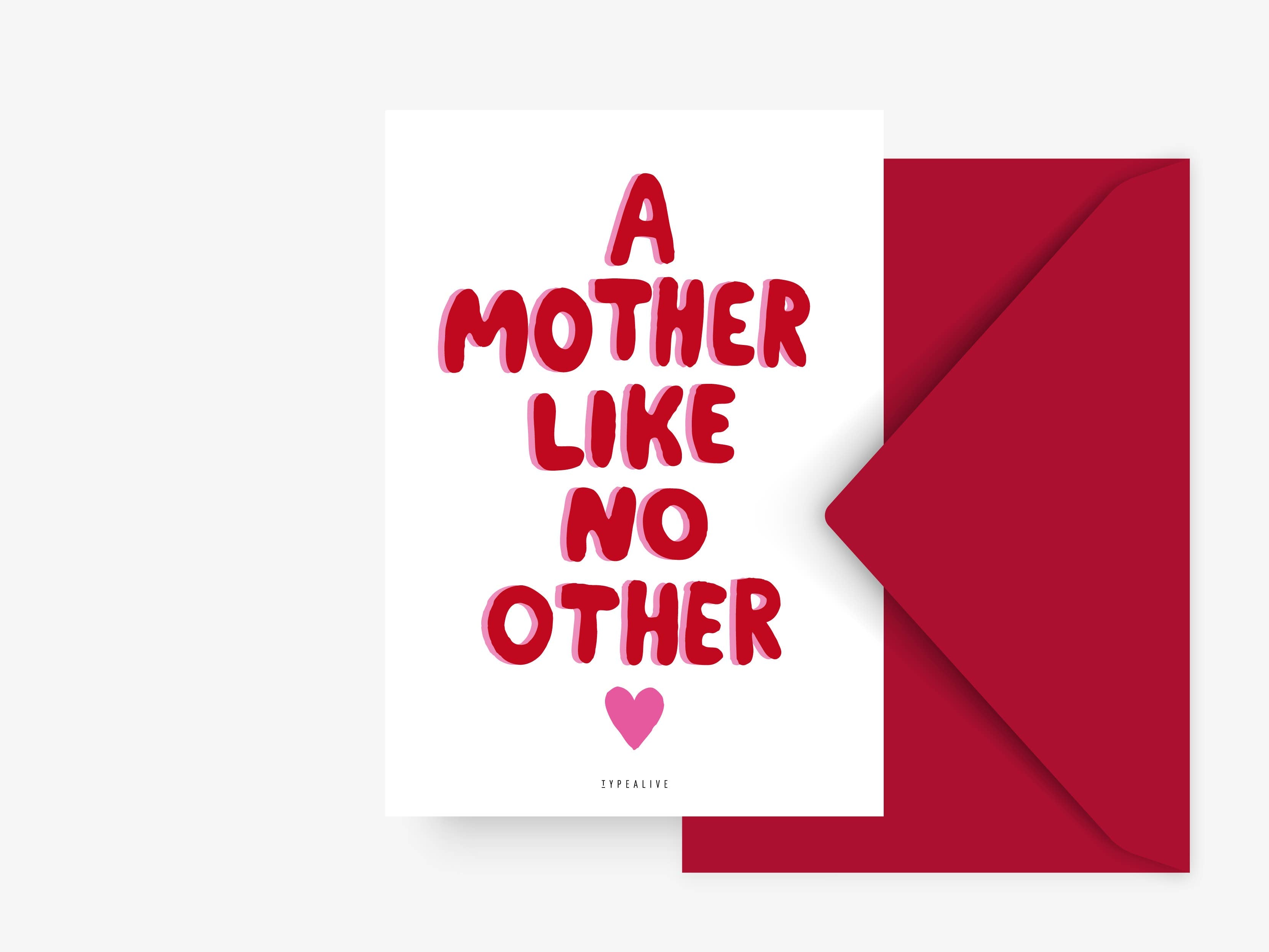 Postkarte /A Mother like no other
