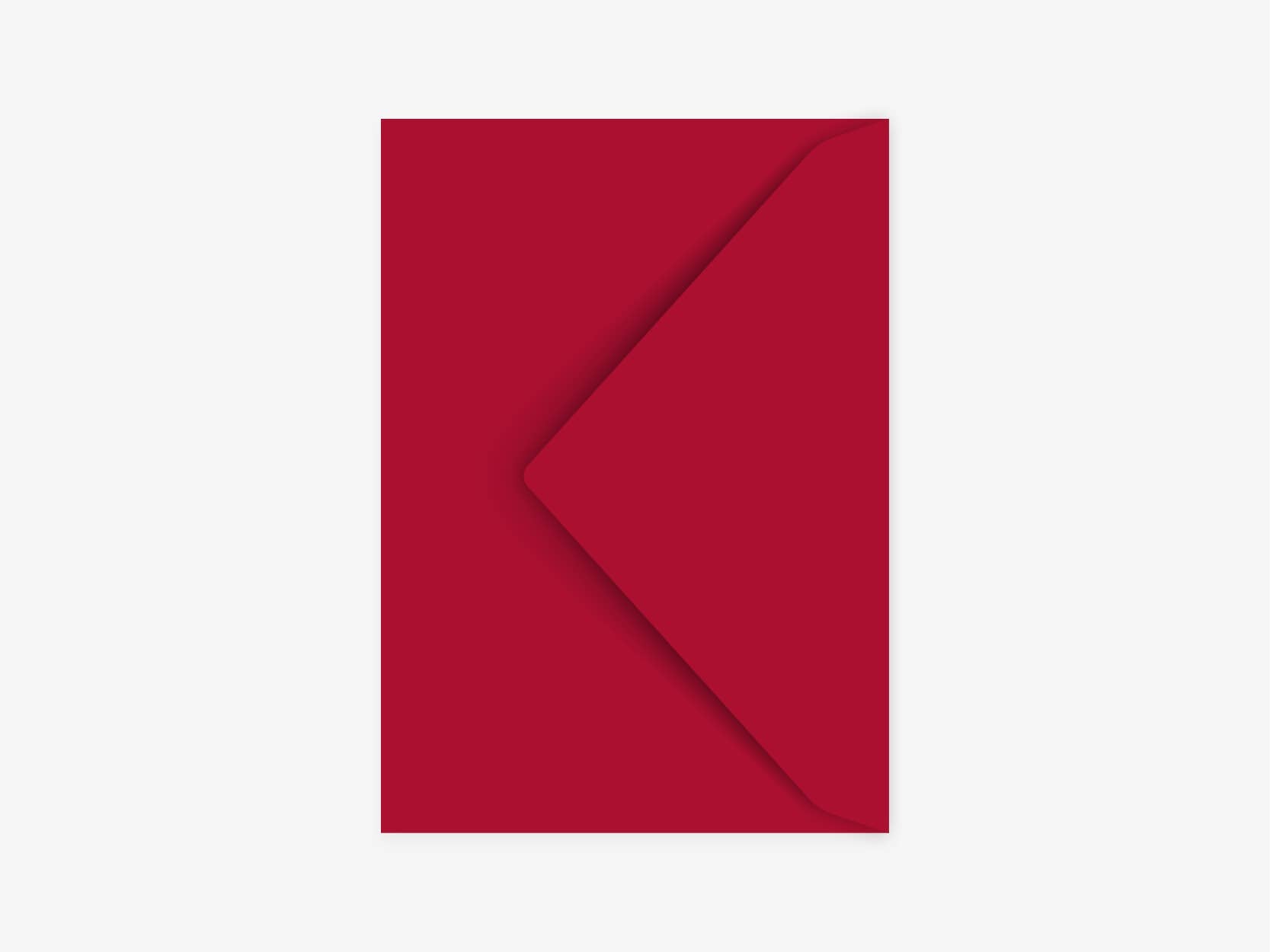 Umschlag / Cherry Red