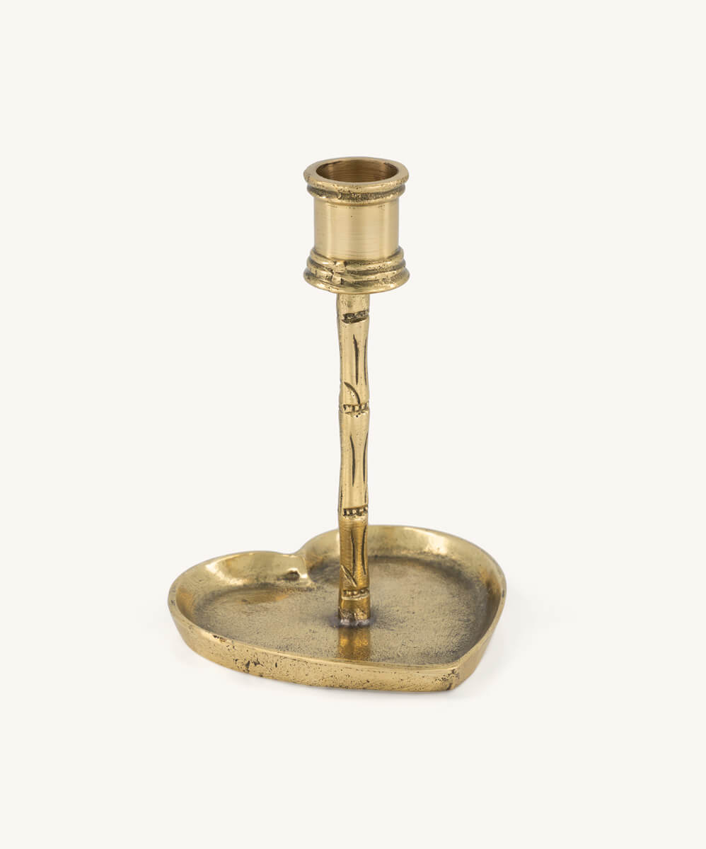 Cœur Lumineux – Candle Holder aus recyceltem Messing
