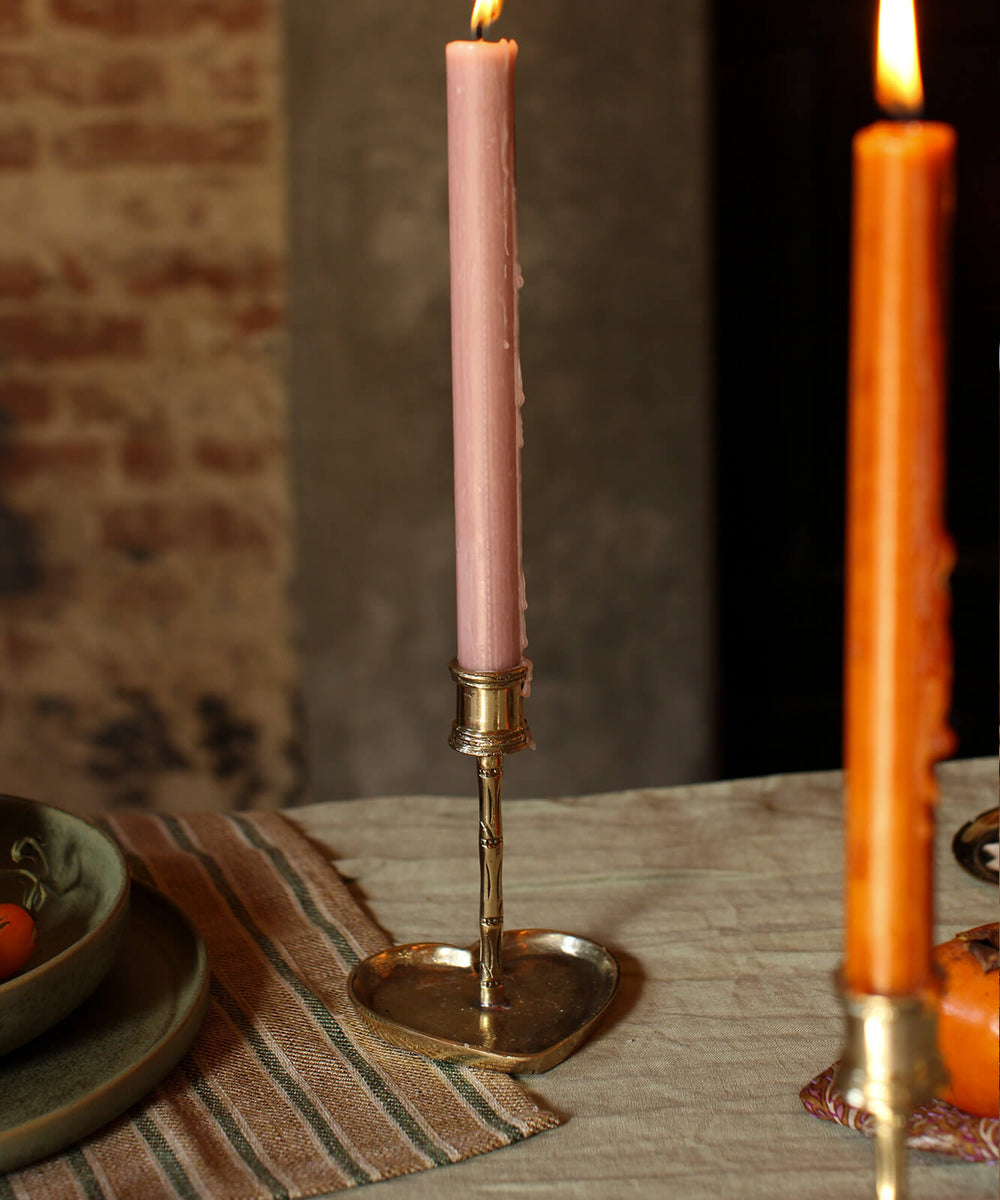 Cœur Lumineux – Candle Holder aus recyceltem Messing