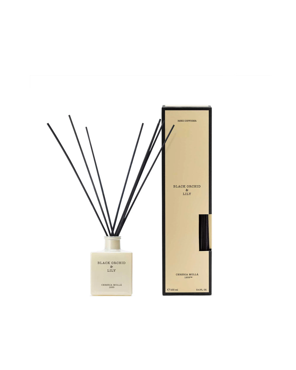 PREMIUM Diffuser 100 ml - BLACK ORCHID & LILY - made in Spain