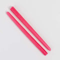 Frz. Kerzenduo handmade in France - PINK