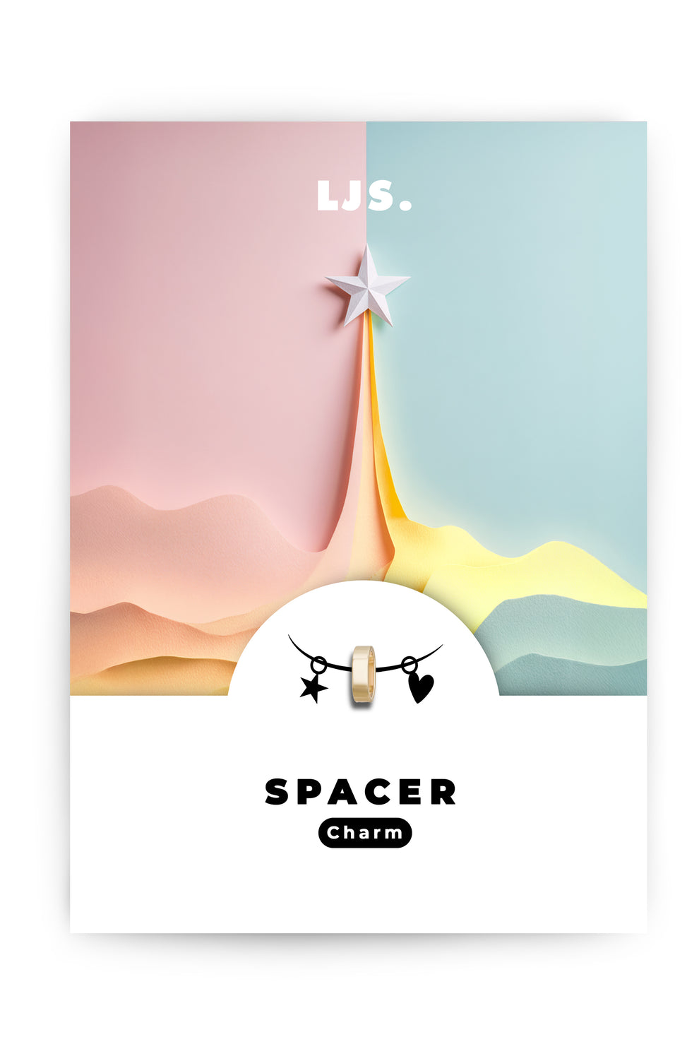 Goldener Charm SPACER von Little Jewellery Stories