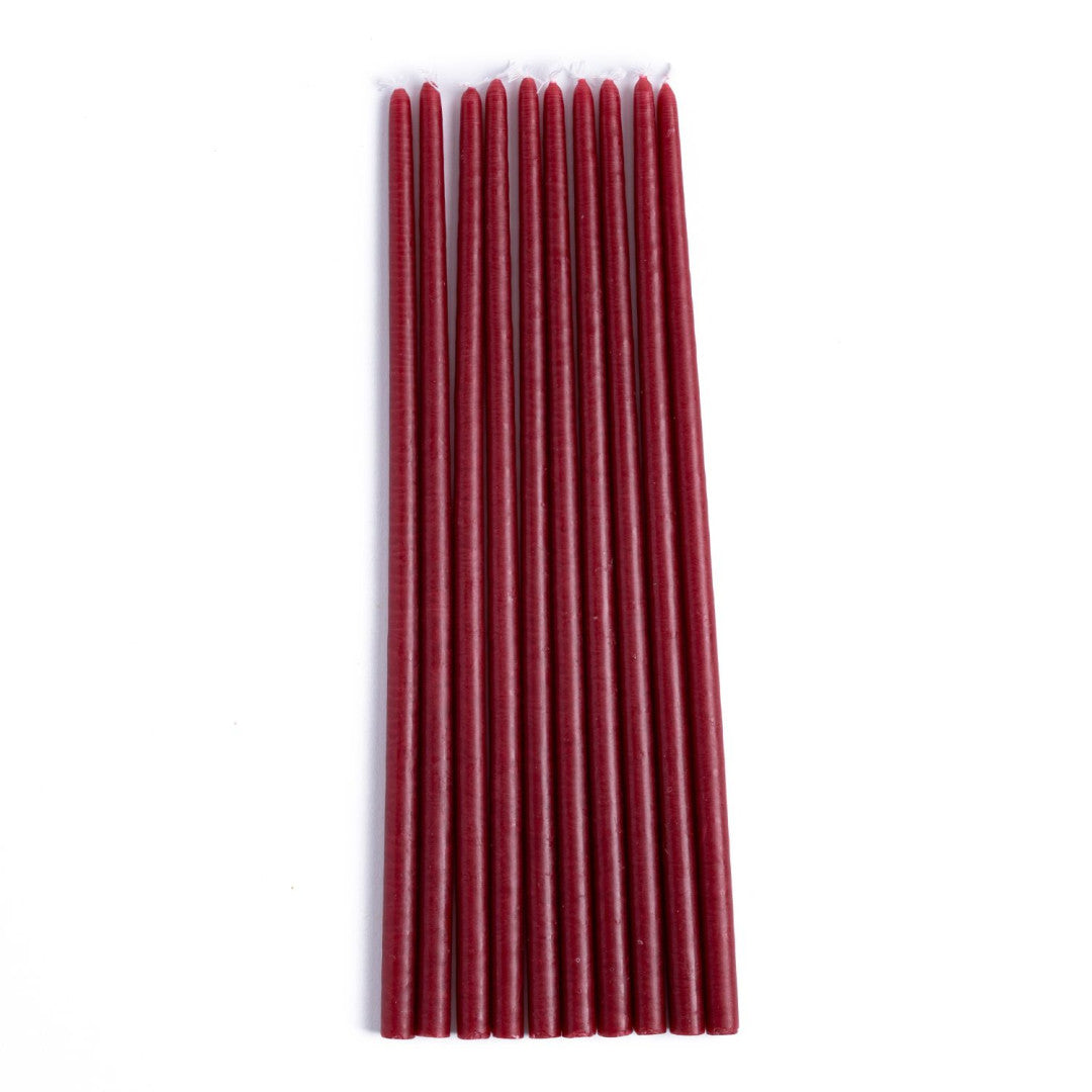 Set aus handgefertigten Kerzen & GEMMES Kerzenhaltern aus Messing - PERFECT GIFT