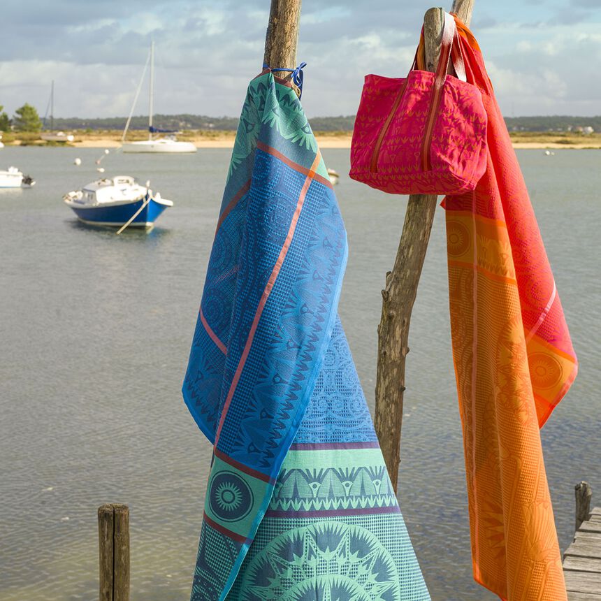 Jacquard Français Strandtuch "Orchidée"