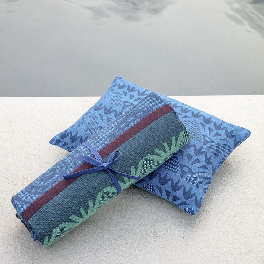 Jacquard Français Strandtuch „Saphir“