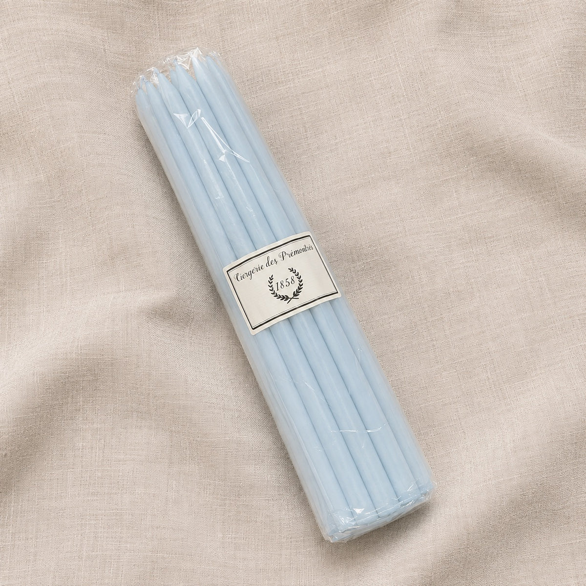 Dünne Stabkerzen 30 cm · 25er-Set – Hellblau von La Ciergerie des Prémontrés