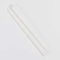Frz. Kerzenduo handmade in France - WHITE