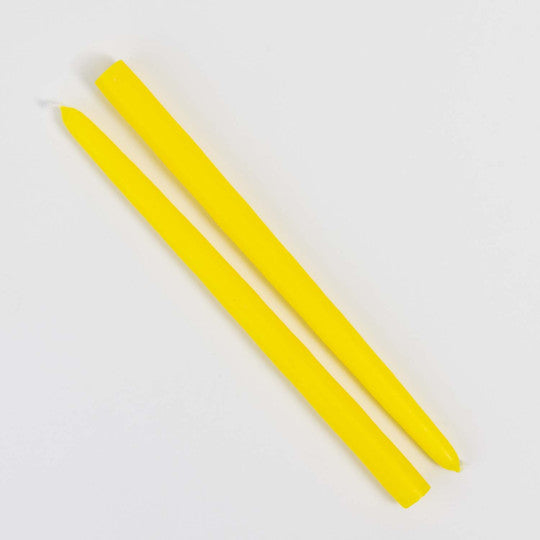 Frz. Kerzenduo handmade in France - MIMOSA