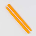 Frz. Kerzenduo handmade in France - ORANGE