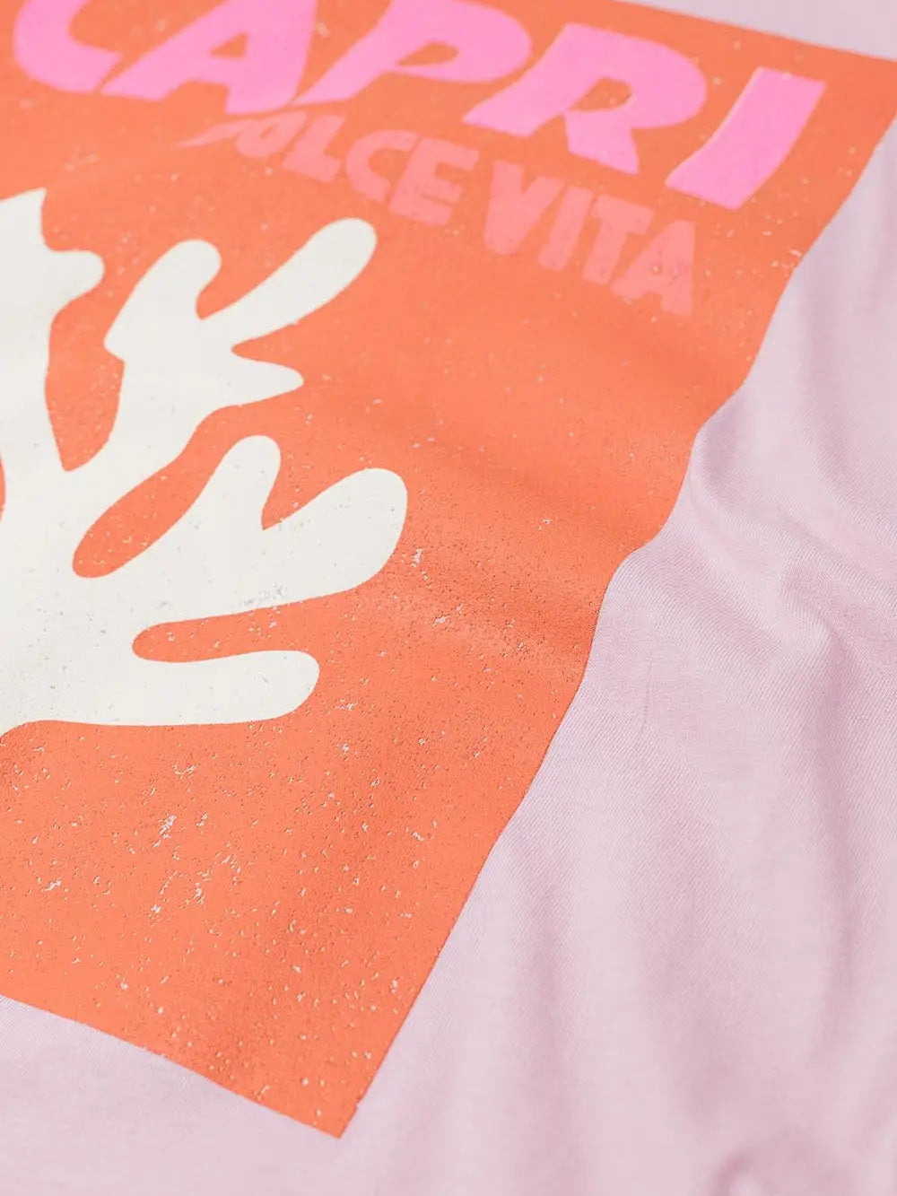 T-Shirt „Capri Dolce Vita“ – Babypink (Garment Dye) ONE SIZE