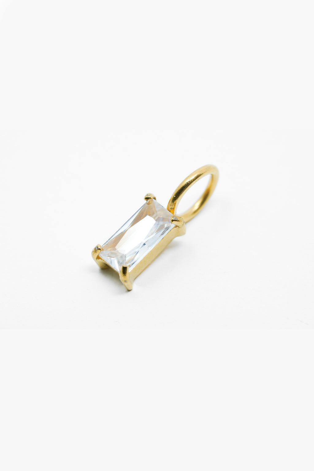 Goldener Geburtsstein-Charm für April