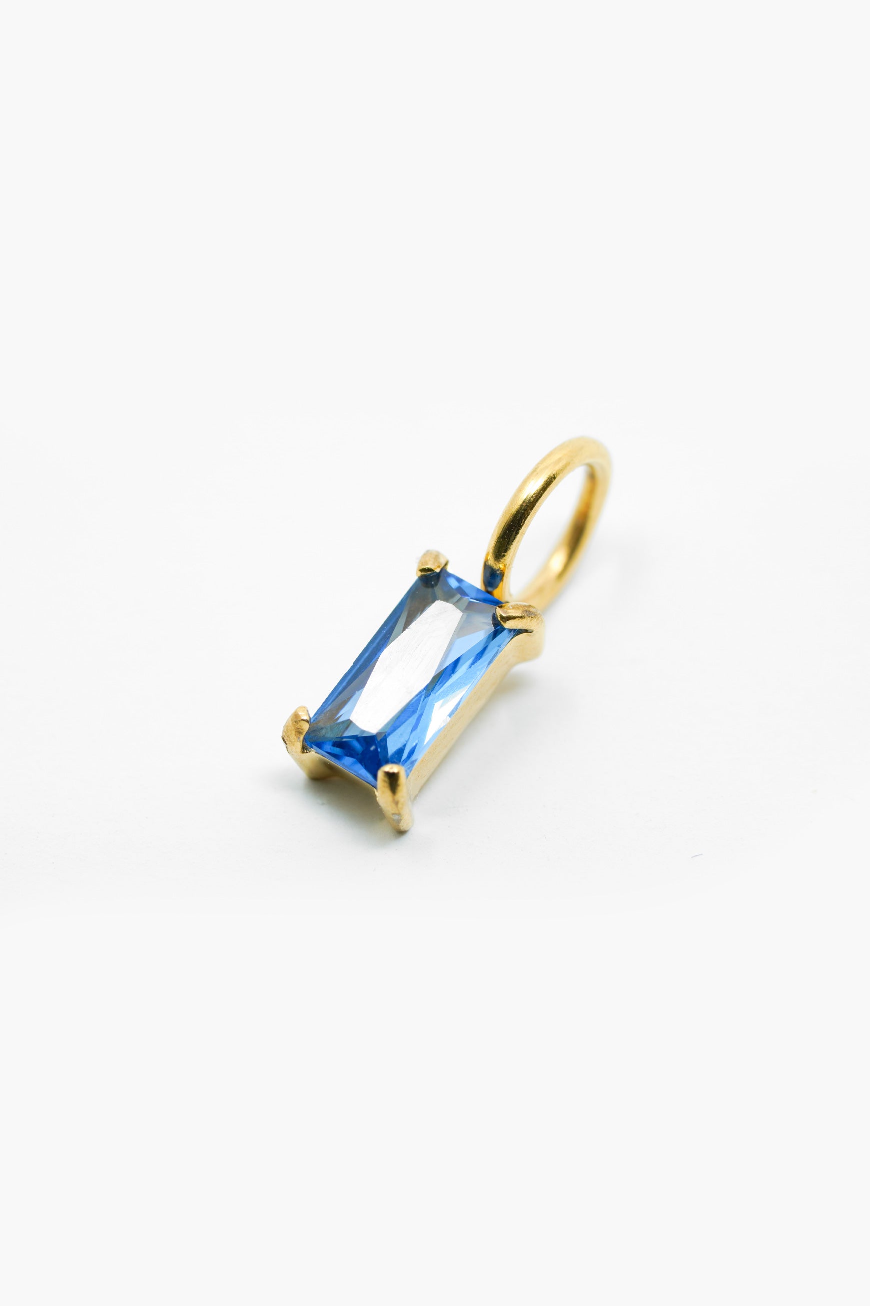 Goldener Geburtsstein-Charm für Dezember