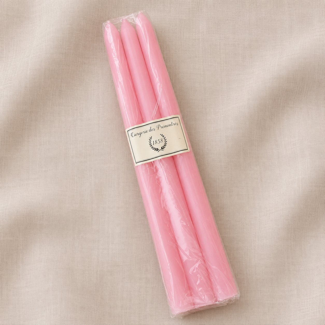La Ciergerie des Prémontrés - Stabkerzen 30 cm · 6er Set – Rosé