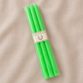 La Ciergerie des Prémontrés - Stabkerzen 30 cm · 6er Set – Vibrant Green
