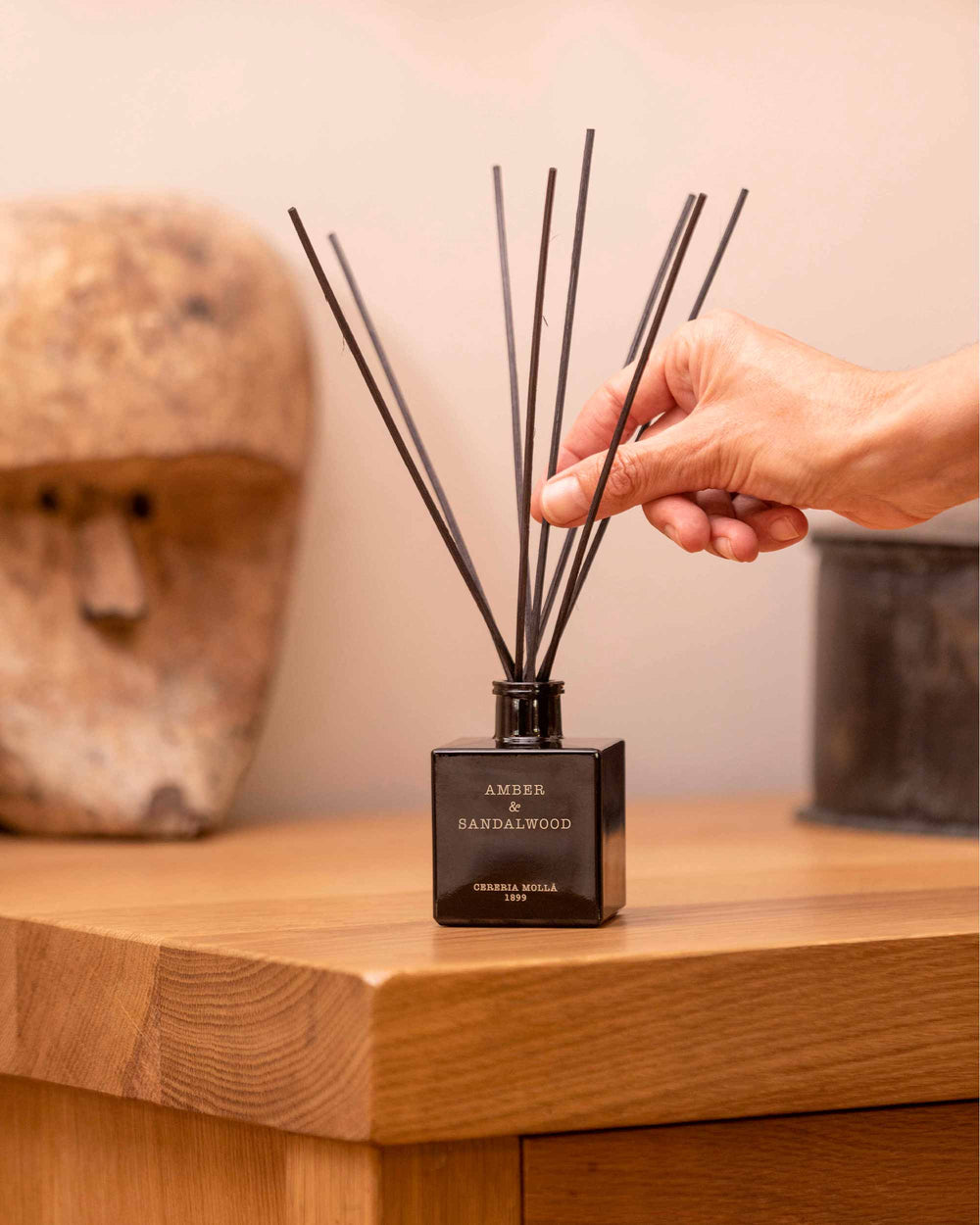 PREMIUM Diffuser 100 ml - AMBER & SANDALWOOD - made in Spain