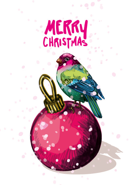 Weihnachtskarte Bara Marry Christmas von illi – nobis design