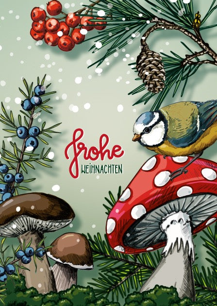 Weihnachtskarte ZWIBAT von illi – nobis design