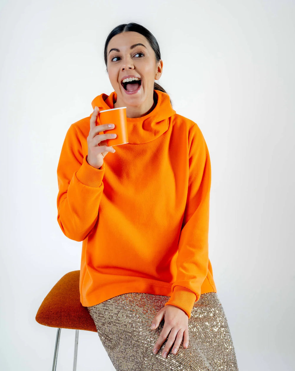 Hoodie PAULINO – ORANGE