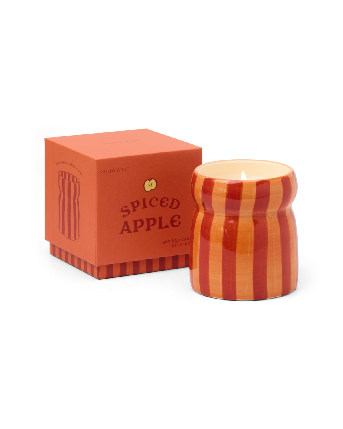 Paddywax Cabana Spiced Apple, Rot/Koralle: Duftkerze und Produktdetails