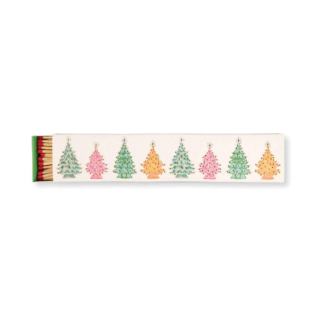 Paddywax Christmas Trees · länglich – Schachtel mit 45 Streichhölzern