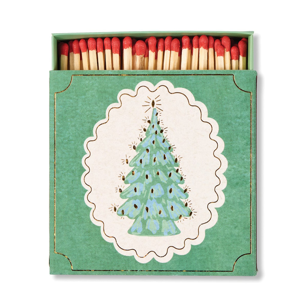 Paddywax Christmas Tree · quadratisch – Schachtel mit 125 Streichhölzern