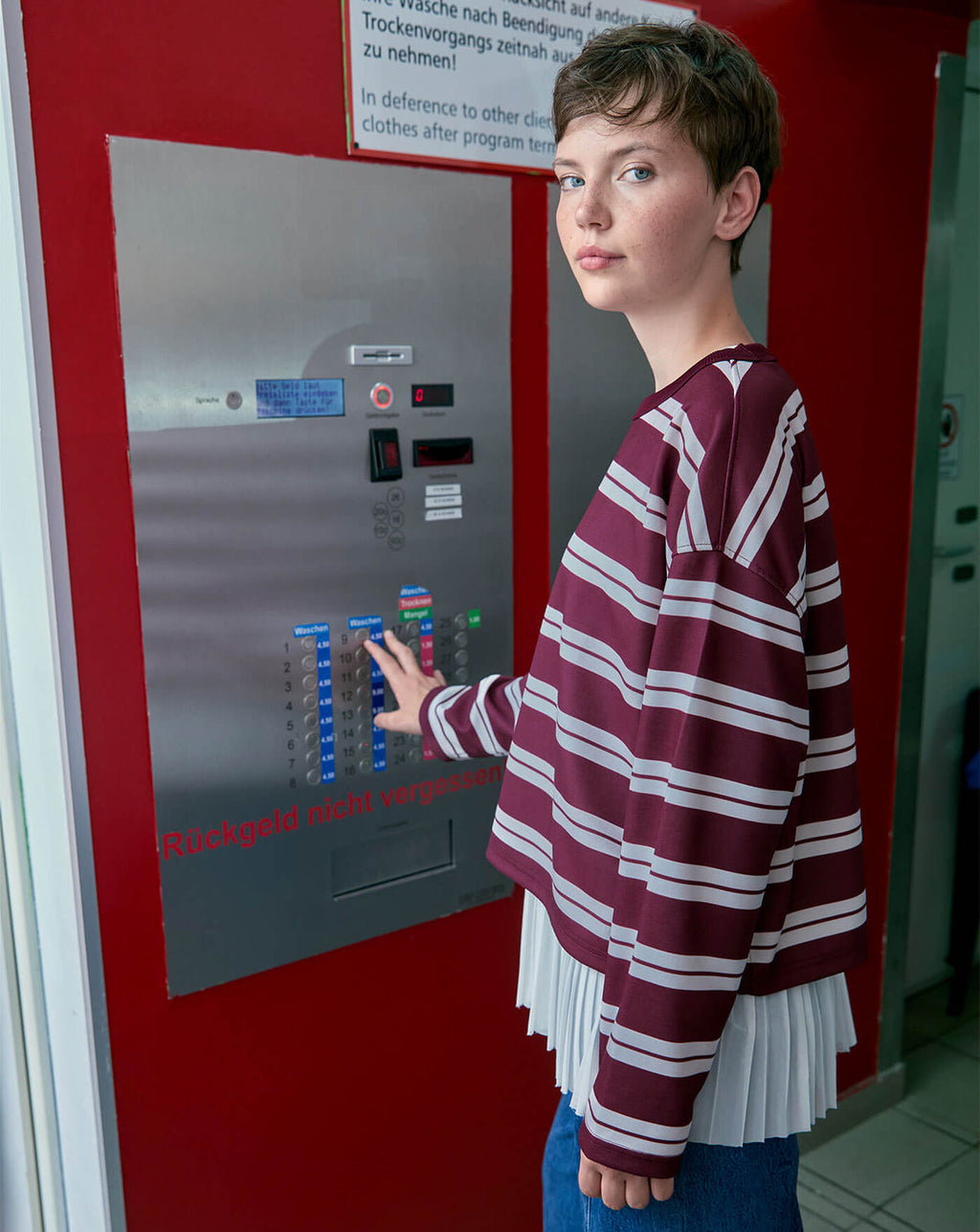 PG3 Sweater Giovanna in Bordeaux – Vorderansicht