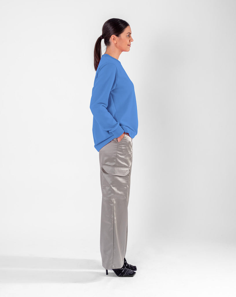 PG3 Sweater Patricia Hellblau – Detailansicht