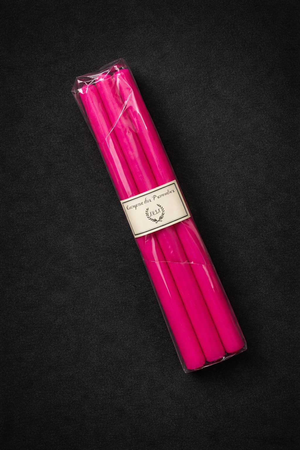 Stabkerzen 30 cm · 6er Set – PINK von La Ciergerie des Prémontrés