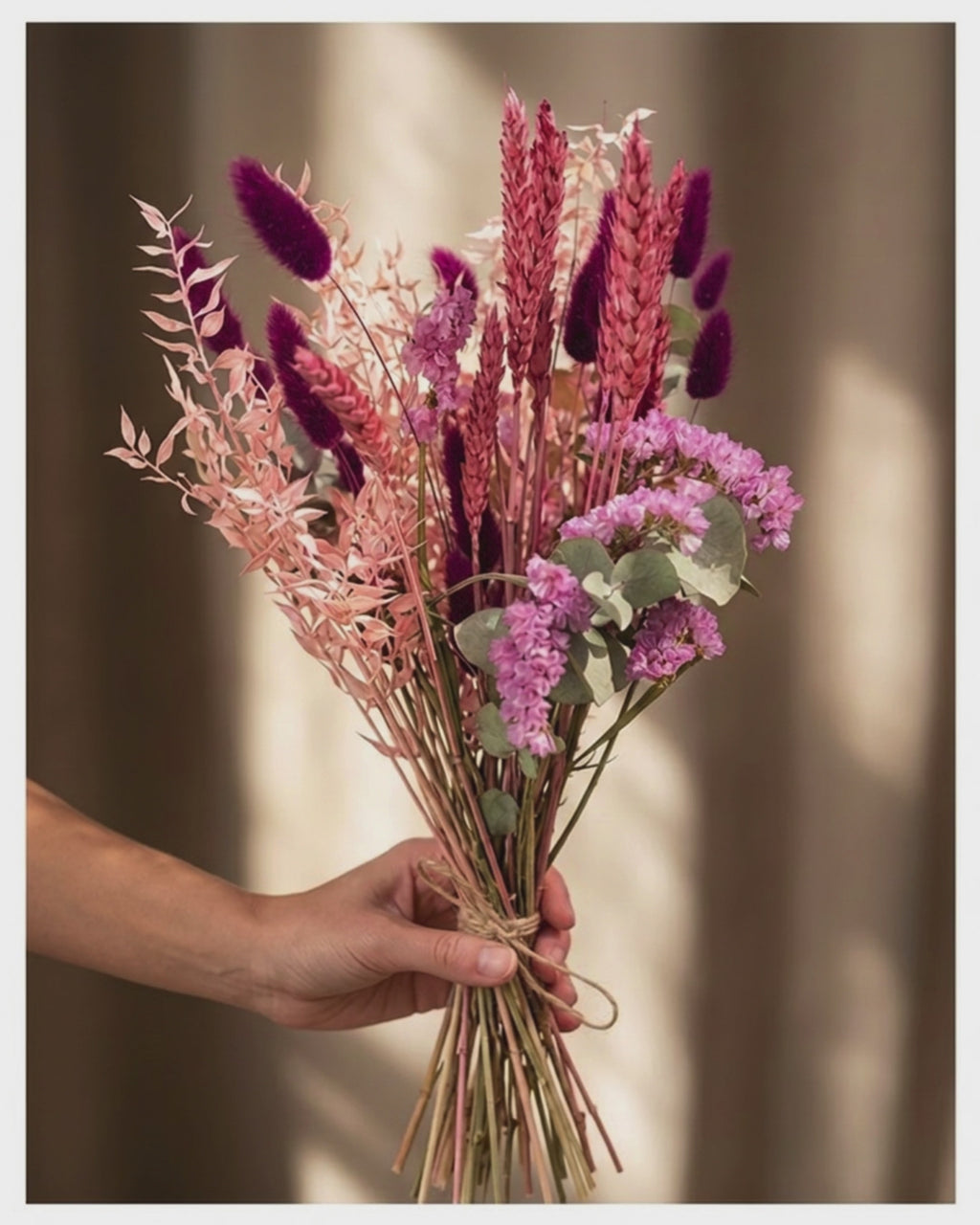 Trockenblumenstrauß – moderne Forever Flowers