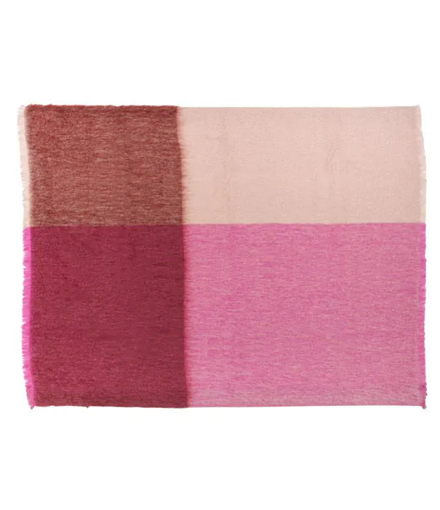 Mohair-Plaid Essential Floral – Detailansicht 3
