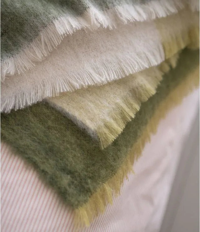 Mohair-Plaid Essential Sous-bois – Detailansicht 2
