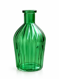 Flaschenvase mit Längsrillen – Grün – Produktansicht